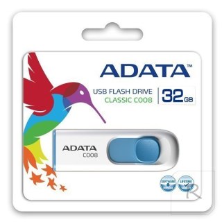 ADATA | C008 | 32 GB | USB 2.0 | White/Blue