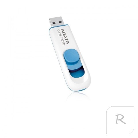 ADATA | C008 | 32 GB | USB 2.0 | White/Blue