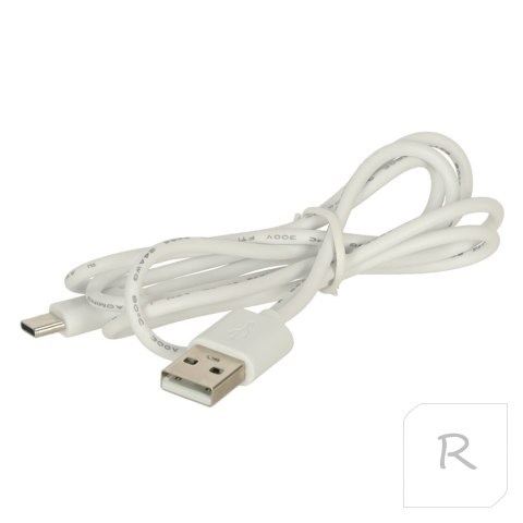 Wentylator wiatrak biurkowy z klipsem USB 11 cm biały