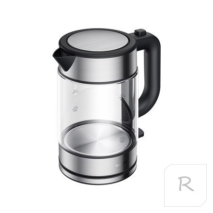 Xiaomi | Electric Glass Kettle EU | Electric | 2200 W | 1.7 L | Glass | 360° rotational base | Black/Stainless Steel