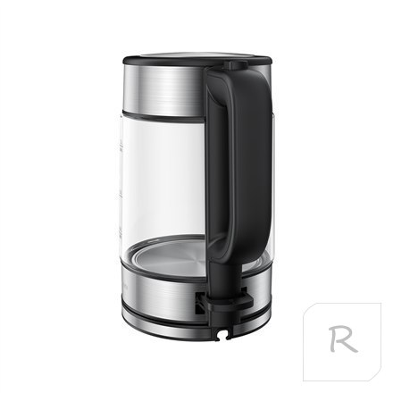 Xiaomi | Electric Glass Kettle EU | Electric | 2200 W | 1.7 L | Glass | 360° rotational base | Black/Stainless Steel