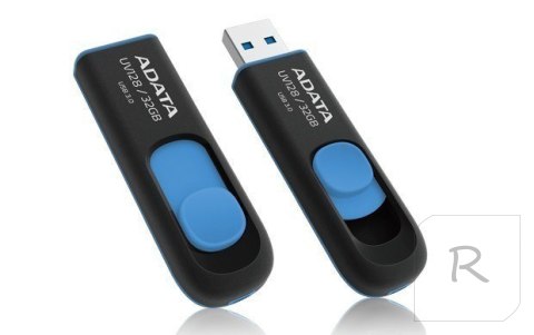 ADATA | UV128 | 32 GB | USB 3.0 | Black/Blue