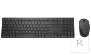 Dell | Pro Keyboard and Mouse (RTL BOX) | KM5221W | Keyboard and Mouse Set | Wireless | Batteries included | US | Black | Wirele