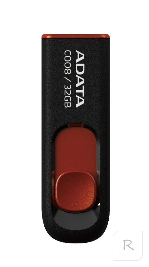 ADATA | C008 | 32 GB | USB 2.0 | Black/Red