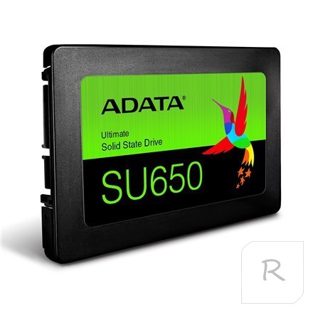 ADATA | Ultimate SU650 3D NAND SSD | 960 GB | SSD form factor 2.5" | SSD interface SATA | Read speed 520 MB/s | Write speed 450