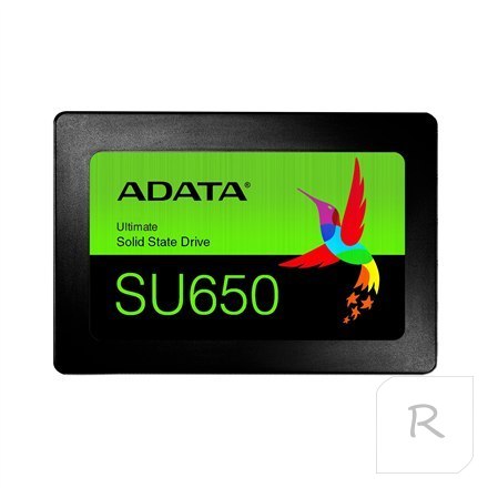 ADATA | Ultimate SU650 3D NAND SSD | 960 GB | SSD form factor 2.5" | SSD interface SATA | Read speed 520 MB/s | Write speed 450