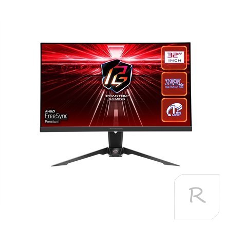 ASRock MONITOR 31.5"/165HZ,DP,HDMI*2,SPK,ANT