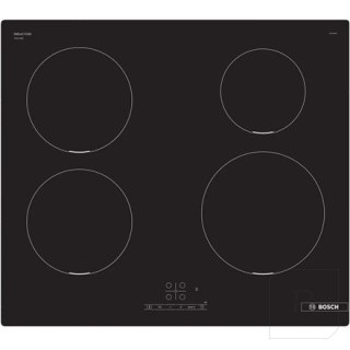 Bosch Hob | PIE611BB5E | Induction | Number of burners/cooking zones 4 | Touch | Timer | Black | Display