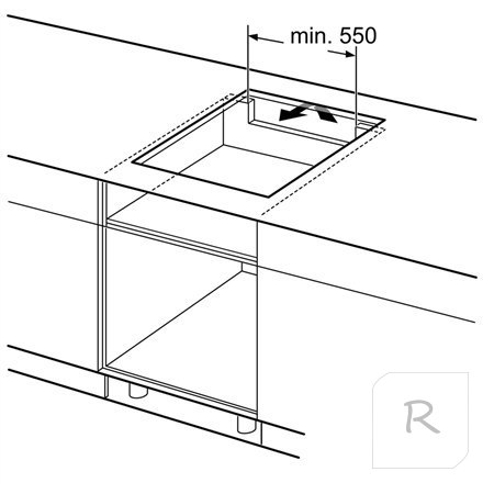 Bosch Hob | PIE611BB5E | Induction | Number of burners/cooking zones 4 | Touch | Timer | Black | Display