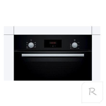 Bosch | Oven | HBF133BA0 | 66 L | Electric | EcoClean | Knobs | Height 59.5 cm | Width 59.4 cm | Black