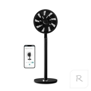 Duux | Fan | Whisper Flex Ultimate Smart | Stand Fan | Black | Diameter 34 cm | Number of speeds 30 | Oscillation | 3-26 W | Yes