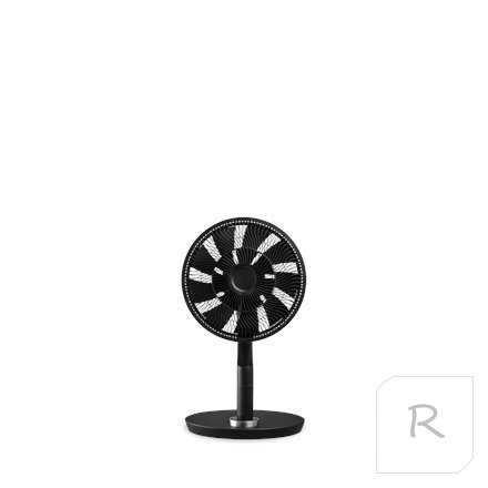 Duux | Fan | Whisper Flex Ultimate | Stand Fan | Black | Diameter 34 cm | Number of speeds 30 | Oscillation | 3-32 W | Yes