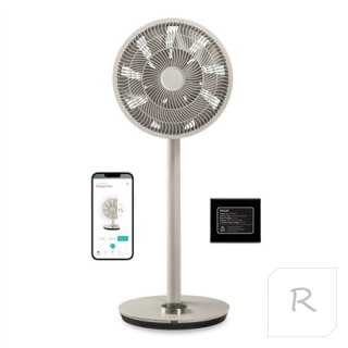 Duux | Fan with Battery Pack | Whisper Flex Smart | Stand Fan | Greige | Diameter 34 cm | Number of speeds 26 | Oscillation | Ye