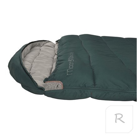 Easy Camp Moon 200 Double Sleeping Bag 220 x 150 cm 2 way open - auto lock, L-shape Teal