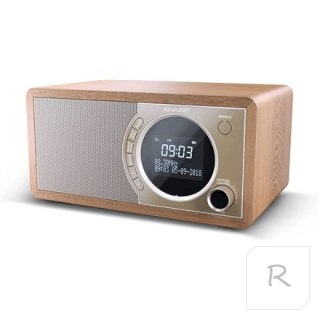 Sharp DR-450(BR) Digital Radio, FM/DAB/DAB+, Bluetooth 4.2, Alarm function, Brown Sharp | Brown | DR-450(BR) | Digital Radio | B