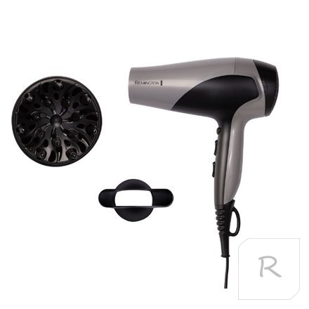 Hair Dryer | D3190S | 2200 W | Number of temperature settings 3 | Ionic function | Diffuser nozzle | Grey/Black