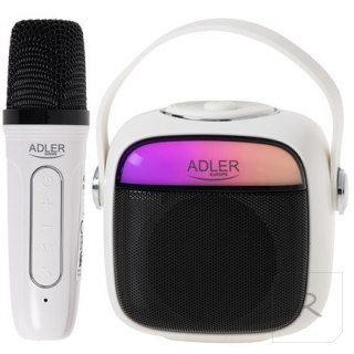 Karaoke Speaker With Microphone | AD 1199W | Bluetooth | White | Portable | Wireless connection