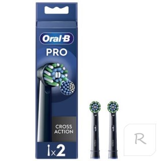 Oral-B | Replaceable toothbrush heads | EB50BRX-4 Cross Action | Heads | For adults | Number of brush heads included 4 | Black