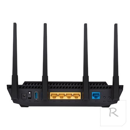 Asus | Wireless Wifi 6 Dual Band Gigabit Router | RT-AX58U | 802.11ax | 2402+574 Mbit/s | 10/100/1000 Mbit/s | Ethernet LAN (RJ-