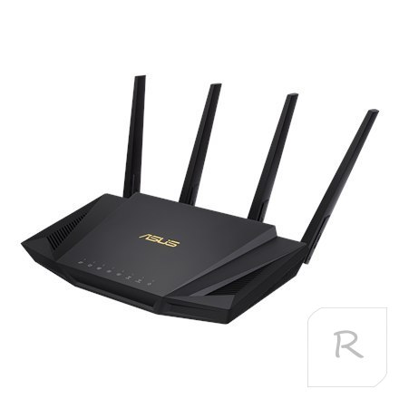 Asus | Wireless Wifi 6 Dual Band Gigabit Router | RT-AX58U | 802.11ax | 2402+574 Mbit/s | 10/100/1000 Mbit/s | Ethernet LAN (RJ-