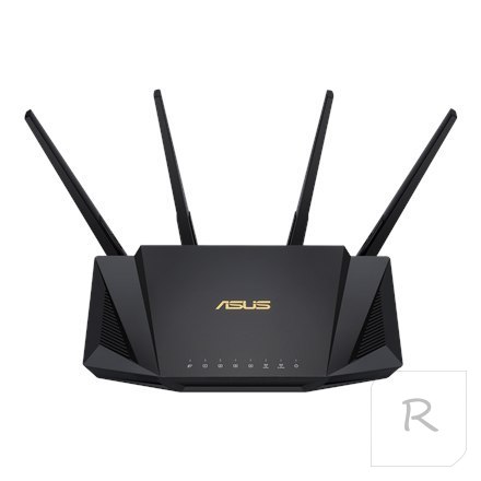 Asus | Wireless Wifi 6 Dual Band Gigabit Router | RT-AX58U | 802.11ax | 2402+574 Mbit/s | 10/100/1000 Mbit/s | Ethernet LAN (RJ-