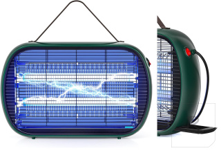 ELEGANCKA LAMPA OWADOBÓJCZA NA | KOMARY | MUCHY | OWADY | UV MOCNA ZIELONA