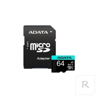 ADATA | Premier Pro UHS-I U3 V30S | 64 GB | MicroSDXC | Flash memory class 10 | Adapter