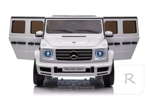 Pojazd Na Akumulator Mercedes G500 Biały 4x4