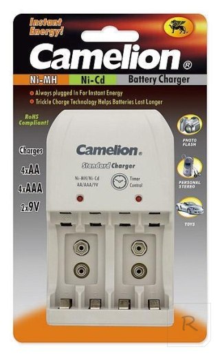 Camelion | BC-0904S | Plug-In Battery Charger | 2x or 4xNi-MH AA/AAA or 1-2x 9V Ni-MH