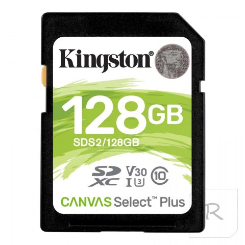 Kingston | Canvas Select Plus | 128 GB | SDHC | Flash memory class 10