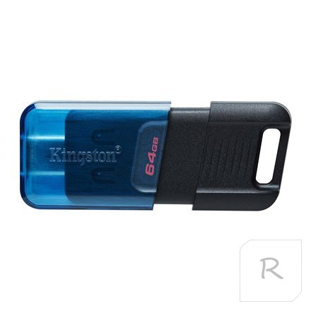 Kingston | DataTraveler 80 M | 64 GB | USB-C | Black