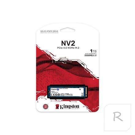 Kingston | SSD | NV2 | 1000 GB | SSD form factor M.2 2280 | SSD interface PCIe 4.0 x4 NVMe | Read speed 3500 MB/s | Write speed