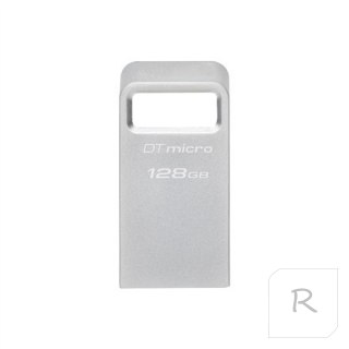 Kingston | USB 3.2 Flash Drive | DataTraveler micro | 128 GB | USB 3.2 | Silver