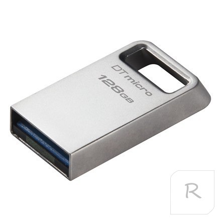 Kingston | USB 3.2 Flash Drive | DataTraveler micro | 128 GB | USB 3.2 | Silver