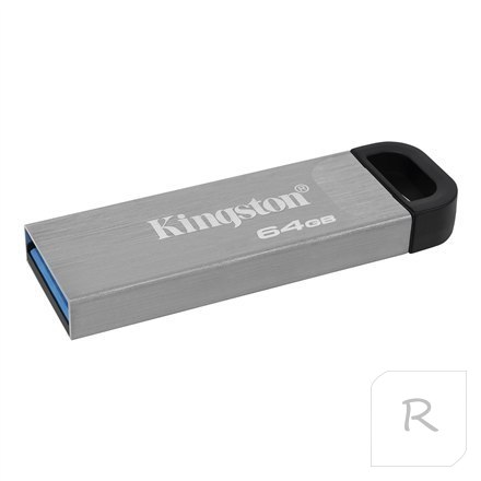 Kingston | USB Flash Drive | DataTraveler Kyson | 64 GB | USB 3.2 Gen 1 | Black/Grey