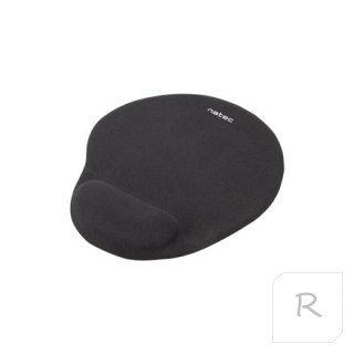 Natec Mouse Pad, Marmot, Black, Gel Filling 225x245 mm Natec | Mouse Pad | Marmot | mm | Black