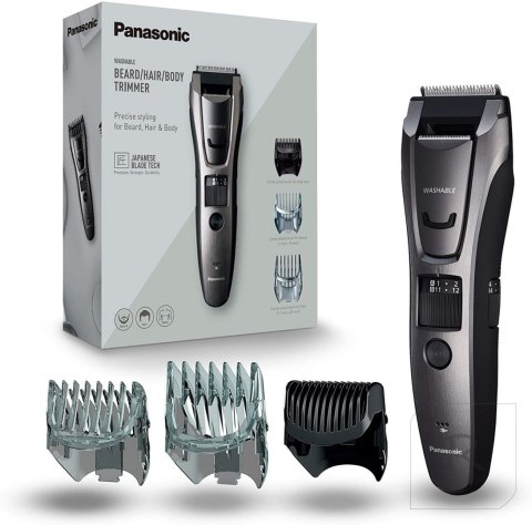 Panasonic | ER-GB80-H503 | Beard and hair trimmer | Number of length steps 39 | Step precise 0.5 mm | Black | Corded/ Cordless