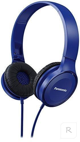 Panasonic | RP-HF100ME-A | Overhead Stereo Headphones | Wired | Over-ear | Microphone | Blue