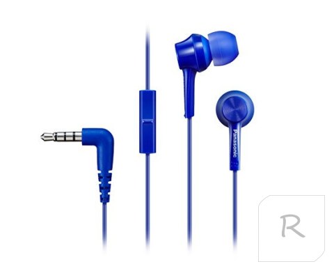 Panasonic | RP-TCM115E-A | Canal type | Wired | In-ear | Microphone | Blue