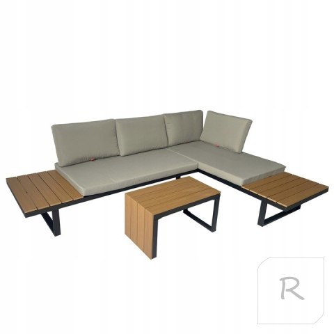 Zestaw mebli ogrodowych Nuforma narożnik sofa stolik