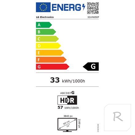 Monitor LG 32UN650P-W 32"" IPS 3840 x 2160 16:9 5 ms 350 cd/m² 2x HDMI 60 Hz - Ekran Komputerowy o Wysokiej Rozdzielczości