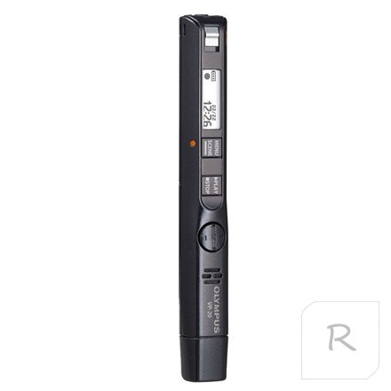 Olympus Digital Voice Recorder VP-20, 8GB, Black Olympus | Black | Rechargeable | MP3, WAV, WMA