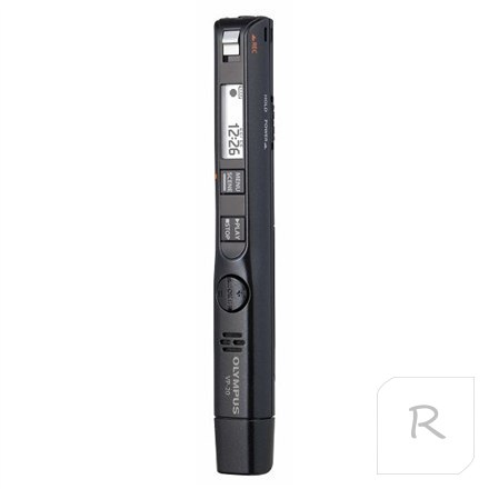 Olympus Digital Voice Recorder VP-20, 8GB, Black Olympus | Black | Rechargeable | MP3, WAV, WMA