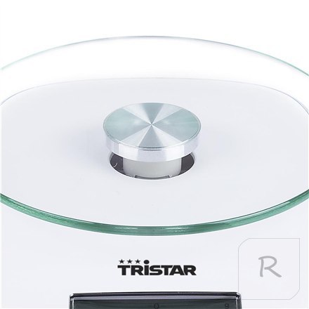 Tristar KW-2445 Kitchen scale, White Tristar | Kitchen scales | KW-2445 | Maximum weight (capacity) 5 kg | Graduation 1 g | Disp