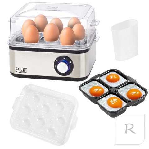 Adler | Egg boiler | AD 4486 | Stainless steel | 800 W