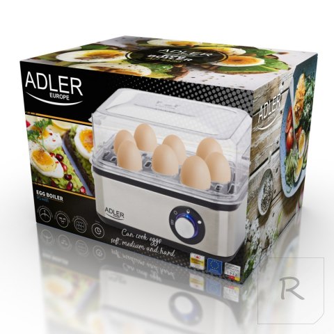 Adler | Egg boiler | AD 4486 | Stainless steel | 800 W