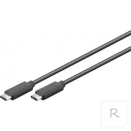 Goobay | USB-C cable | Male | 24 pin USB-C | Male | Black | 24 pin USB-C | 3 m