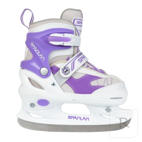 Łyżworolki 2w1 SPARTAN Purple-White Inliner (30-33)