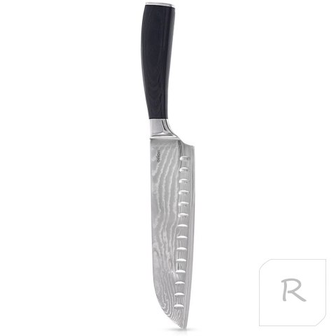 Nóż Santoku stalowy DAMASCUS 31 cm