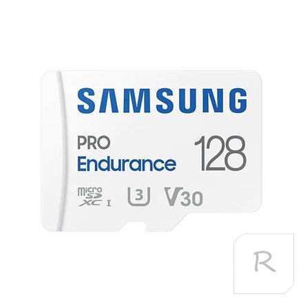 Samsung | PRO Endurance | MB-MJ128KA/EU | 128 GB | MicroSD Memory Card | Flash memory class U3, V30, Class 10 | SD adapter